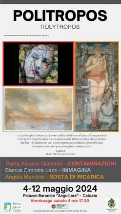 Mostra “politropos Πolytropos palazzo baronale “anguillara di calcata
